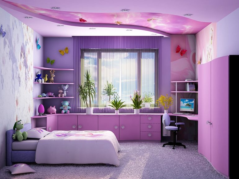 дизайн комнаты для девочки