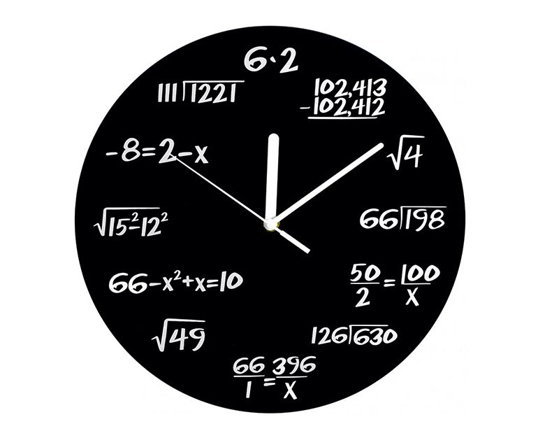 настенные часы в подарок учителю математики