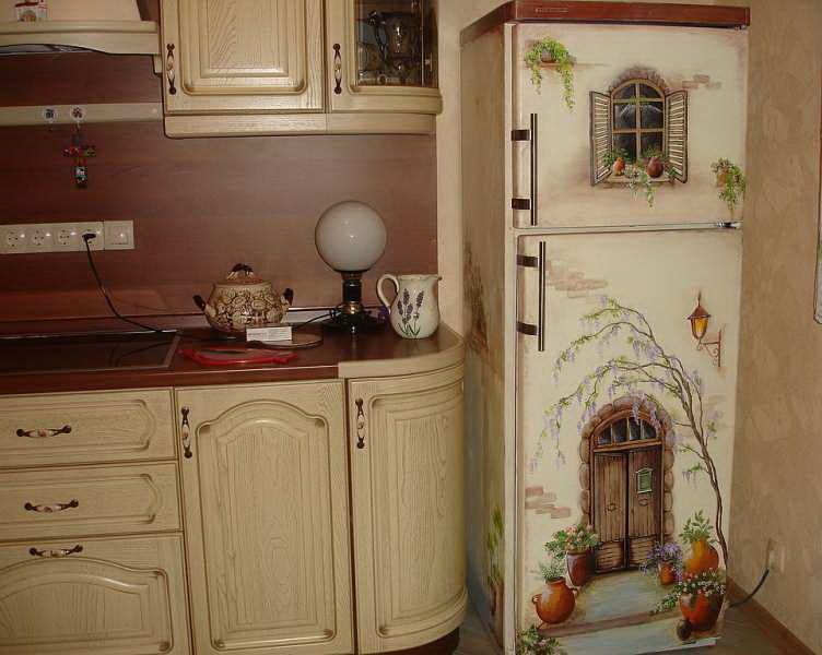 обновление интерьера с помощью декора холодильника