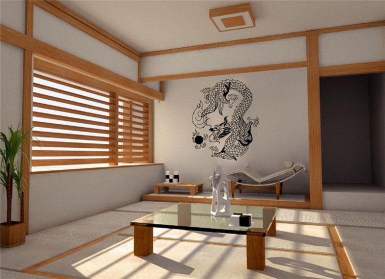 японский стиль в оформлении комнаты
