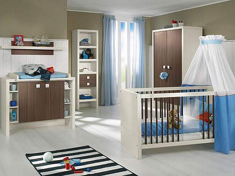 комната для новорожденного мальчика
